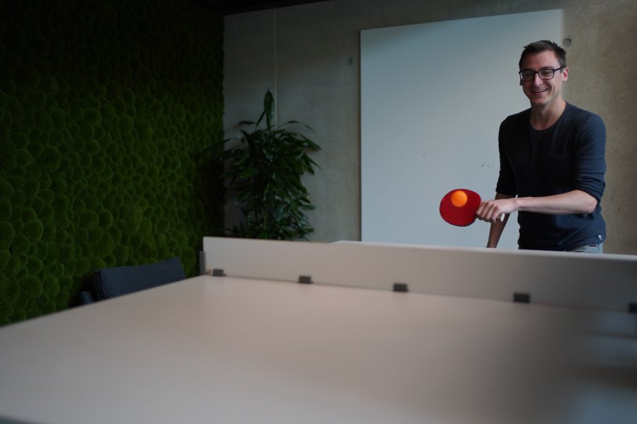 Tischtennis in der Mittagspause bei der KMH