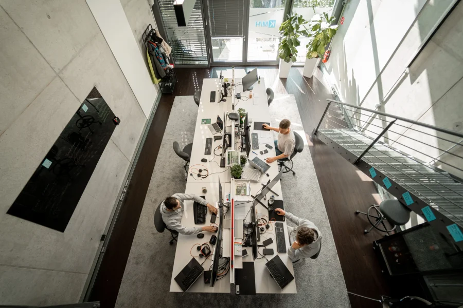 Wohlbefinden im Büro