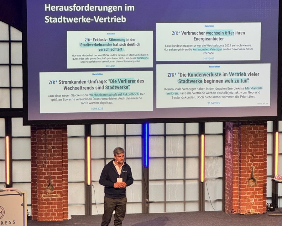 KMH mit Keynote zu den Herausforderungen im Stadtwerke-Vertrieb