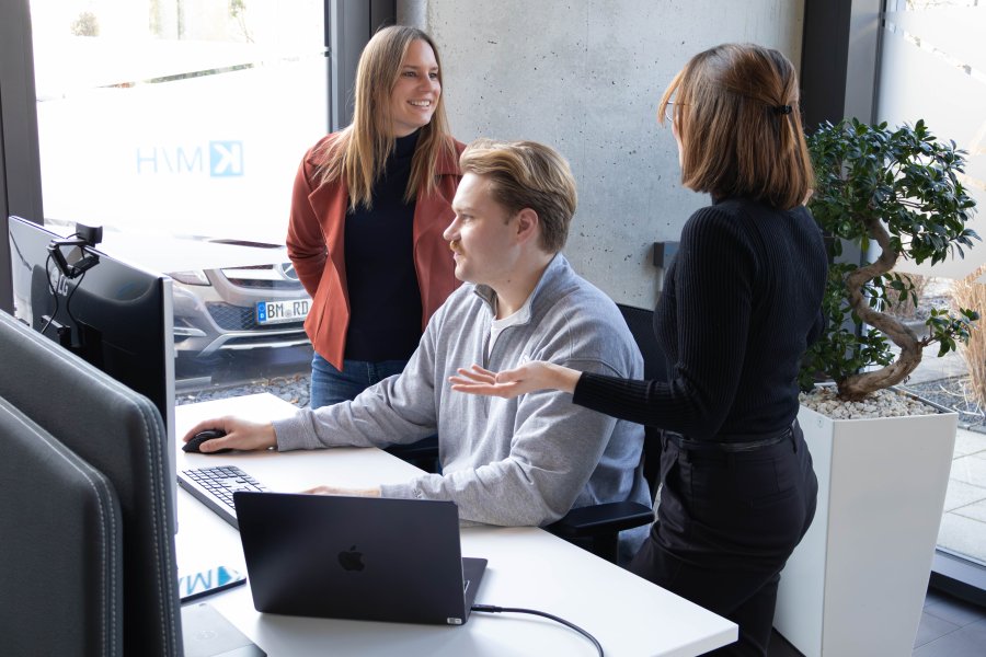 Beratungstermin mit unseren MItarbeitenden