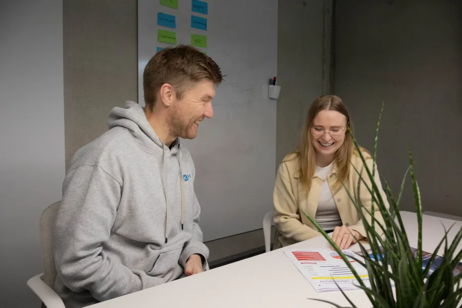 Unsere Mitarbeitende im Coaching mit LINC